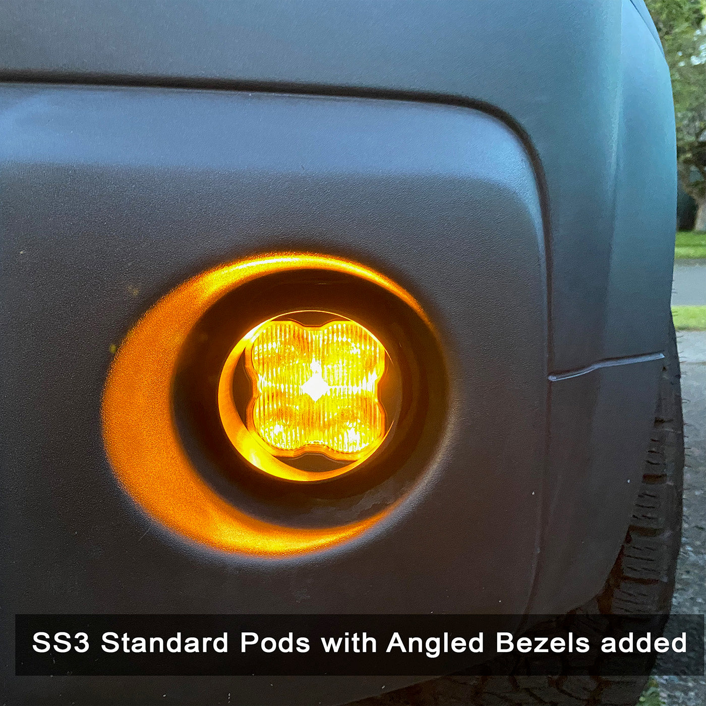 Diode Dynamics SS3 3" LED Pod Bezels (Bezels Only)